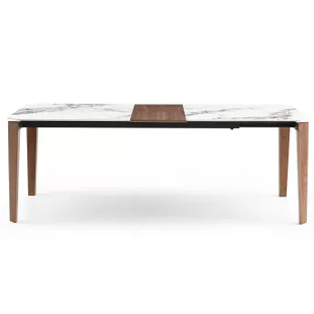 Стол обеденный Q-Home Эльче, 180/220 см, керамика, раздвижной, DK-DT8843CW-180/220