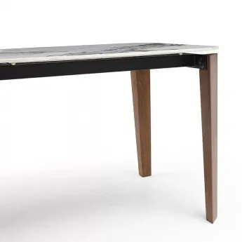 Стол обеденный Q-Home Эльче, 180/220 см, керамика, раздвижной, DK-DT8843CW-180/220