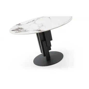Стол обеденный Q-Home DT9360FCI, 120 см, керамика, нераскладной