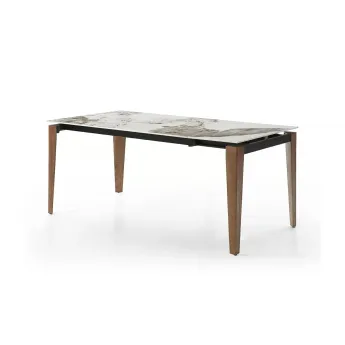 Стол обеденный Q-Home Виго, 140/180 см, керамика, раздвижной, DT9307CW-140/180