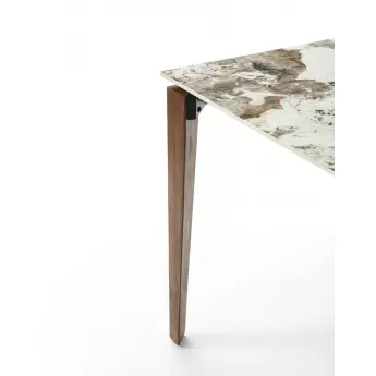 Стол обеденный Q-Home Виго, 140/180 см, керамика, раздвижной, DT9307CW-140/180