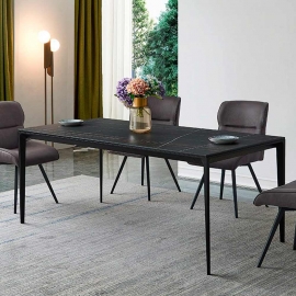 Стол обеденный Q-Home Аликанте, 160 см, керамика, нераскладной, DK-DT-2010-B-160