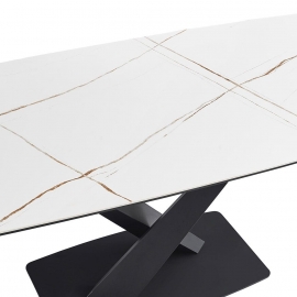 Стол обеденный Q-Home Stratos WHITE, 180 см, керамика, нераскладной, DT2017 