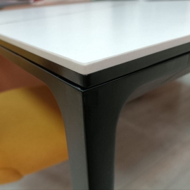 Стол обеденный Q-Home Аликанте, 160 см, керамика, нераскладной, DK-DT-2010-W-160
