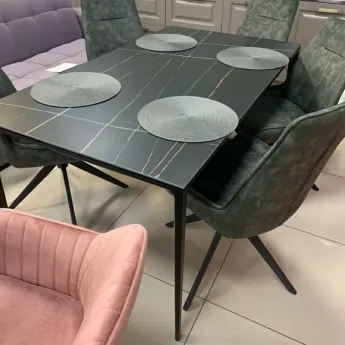 Стол обеденный Q-Home Аликанте, 160 см, керамика, нераскладной, DK-DT-2010-B-160