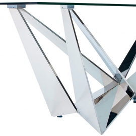 Стол обеденный Q-Home T102C, 200 см, стекло, нераскладной