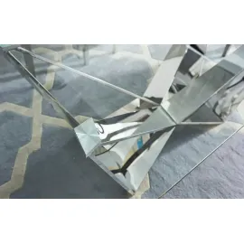 Стол обеденный Q-Home T102C, 200 см, стекло, нераскладной