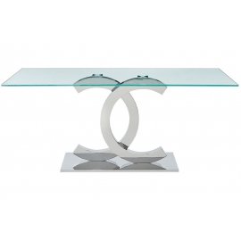 Стол обеденный Q-Home Charm, 180 см, стекло, нераскладной, FT151-180