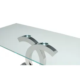 Стол обеденный Q-Home FT151-180, 180 см, стекло, нераскладной