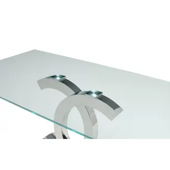 Стол обеденный Q-Home FT151-180, 180 см, стекло, нераскладной