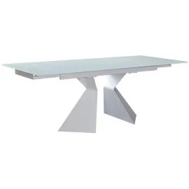 Стол обеденный Q-Home Poseidone, 180/250 см, стекло, раздвижной, CT992