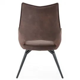 Стул Q-Home Daytona, коричневый, экокожа, DC1241