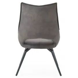 Стул Q-Home Daytona, серая экокожа, DC1241