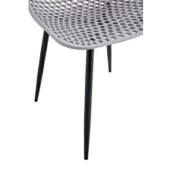 Стул Q-Home YD01, серый, пластик ABS, YD01-GREY