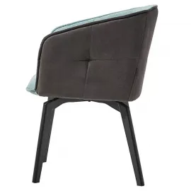 Стул Q-Home Herta, голубой, ткань, 13537-LIGHT-BLUE