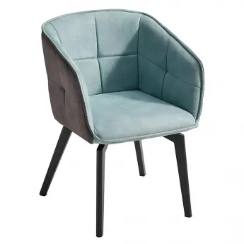 Стул Q-Home Herta, голубой, ткань, 13537-LIGHT-BLUE