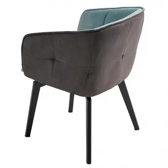 Стул Q-Home Herta, голубой, ткань, 13537-LIGHT-BLUE