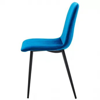 Стул Q-Home CG1801, глубокий синий, ткань, CG1801-BLUE