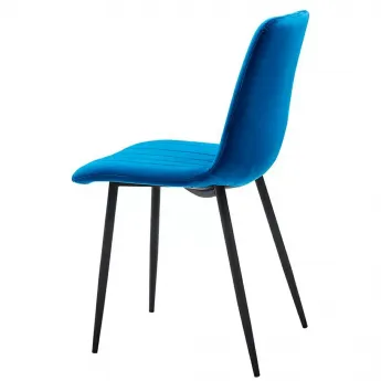 Стул Q-Home CG1801, глубокий синий, ткань, CG1801-BLUE