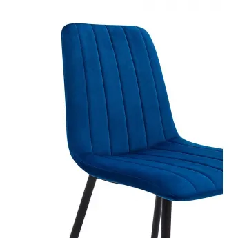 Стул Q-Home CG1801, глубокий синий, ткань, CG1801-BLUE