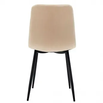 Стул Q-Home CG1801, бежевый, ткань, CG1801-BEIGE