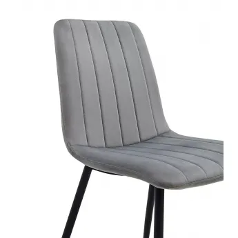 Стул Q-Home CG1801, серый, ткань, CG1801-GREY