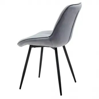 Стул Q-Home CG1953, серый, ткань, CG1953-GREY