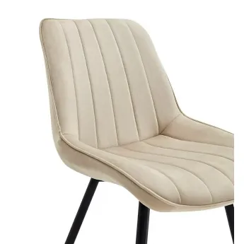 Стул Q-Home CG1953, бежевый, ткань, CG1953-BEIGE
