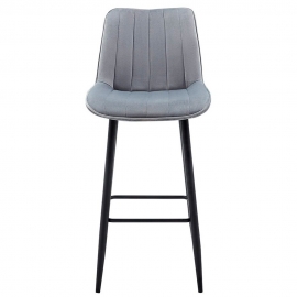 Барный стул Q-Home CG1953B, серый, ткань, CG1953B-GREY