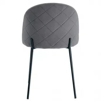 Стул Q-Home С-962, серый бархат, ткань, С-962-GREY