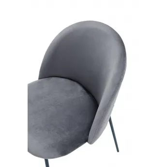 Стул Q-Home С-962, серый бархат, ткань, С-962-GREY