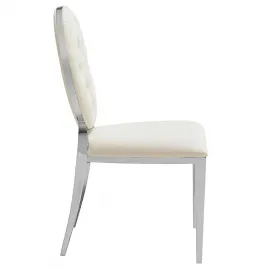Стул Q-Home Y110С, бежевый, премиум вельвет, Y110С-BEIGE