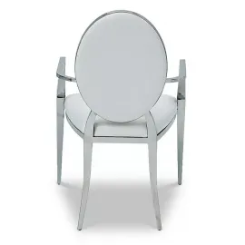 Полукресло Q-Home Y110B, белый, экокожа, Y110B-WHITE