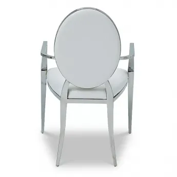 Полукресло Q-Home Y110B, белый, экокожа, Y110B-WHITE
