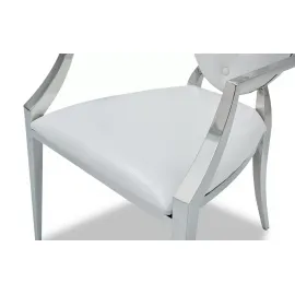 Полукресло Q-Home Y110B, белый, экокожа, Y110B-WHITE