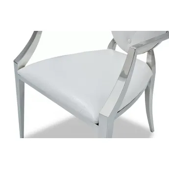 Полукресло Q-Home Y110B, белый, экокожа, Y110B-WHITE