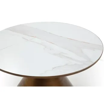 Журнальный стол Q-Home CT9346CI, D70 см, керамика