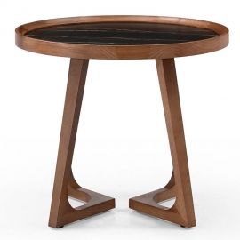 Приставной столик Q-Home CT3059, D60 см, керамика