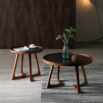Журнальный стол Q-Home CT3059, D60 см, керамика