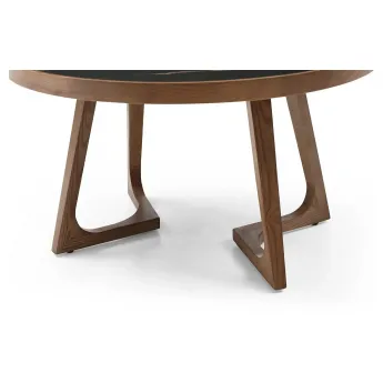 Журнальный стол Q-Home CT6082, D80 см, керамика
