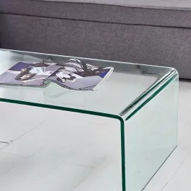 Журнальный стол Q-Home F-006K, 110x55 см, стекло