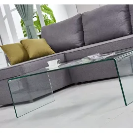 Журнальный стол Q-Home F-006K, 110x55 см, стекло