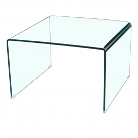 Приставной столик Q-Home F-117, 50x63 см, стекло