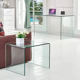 Журнальный стол Q-Home F-117, 50x63 см, стекло