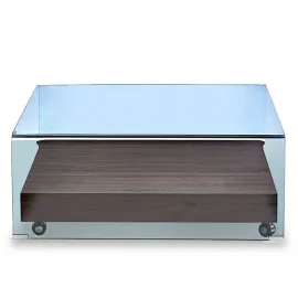 Журнальный стол Q-Home F-GW505, 100x100 см, стекло