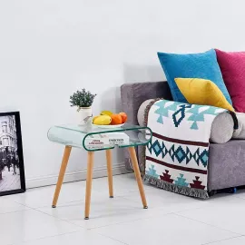 Журнальный стол Q-Home F-639, 40x50 см, стекло