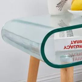 Журнальный стол Q-Home F-639, 40x50 см, стекло