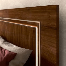 Кровать Status Italy Eva 180х200 с деревянным изголовьем, EABNOLT06