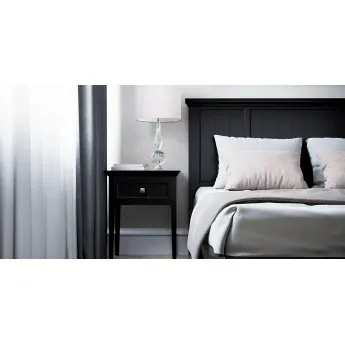 Кровать 90x200 Classico Italiano Бруклин, Черный 7090/BL