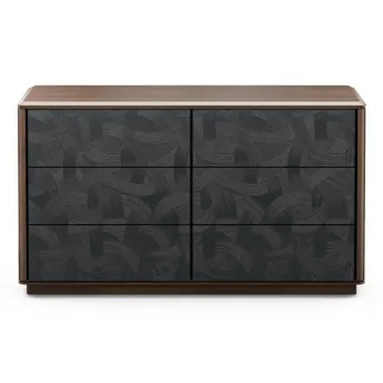 Комод MOD Interiors Altea, шесть ящиков, Орех F, MDI.CHD.ALT.8